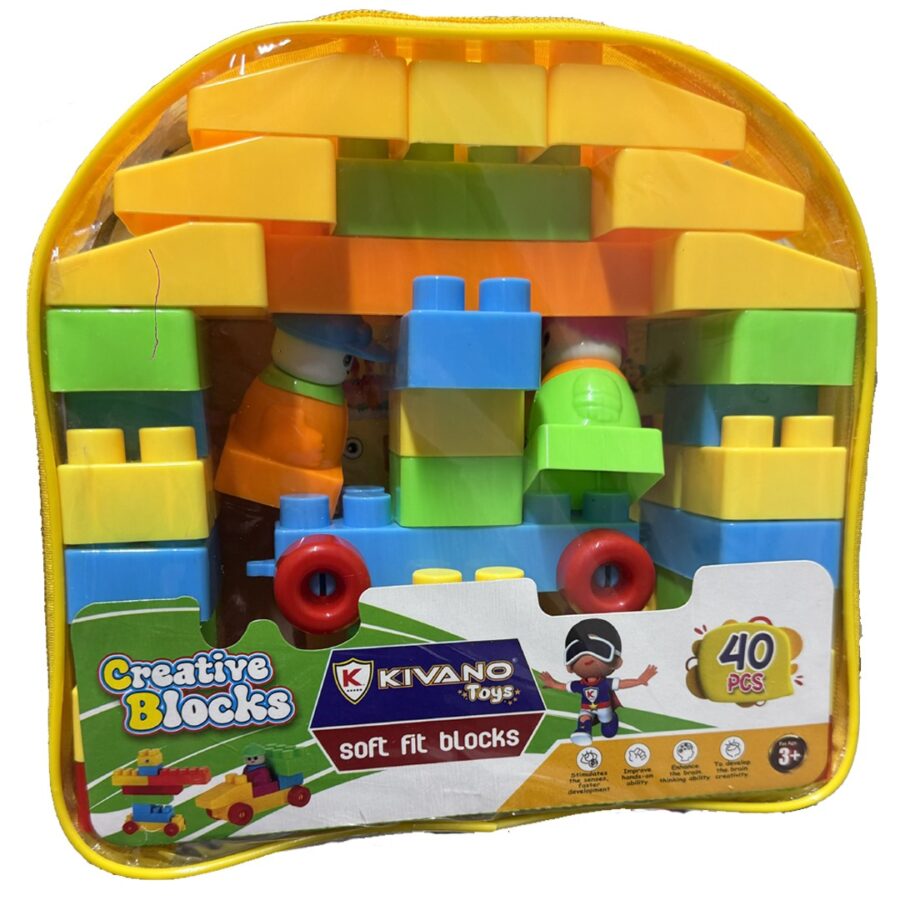 Kivano Creative Soft-Fit Blocks (40 pcs)