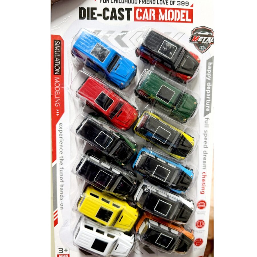 Die-Cast Mini SUV Fleet (12 pk)