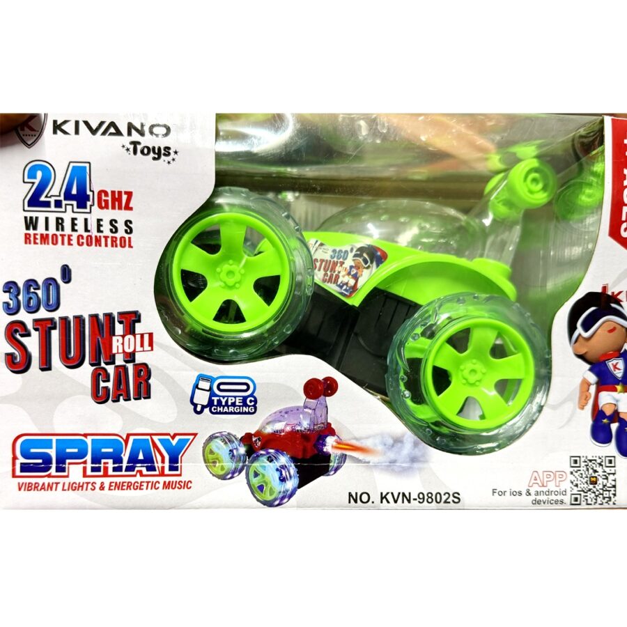 Kivano 360° Stunt Spray RC Car
